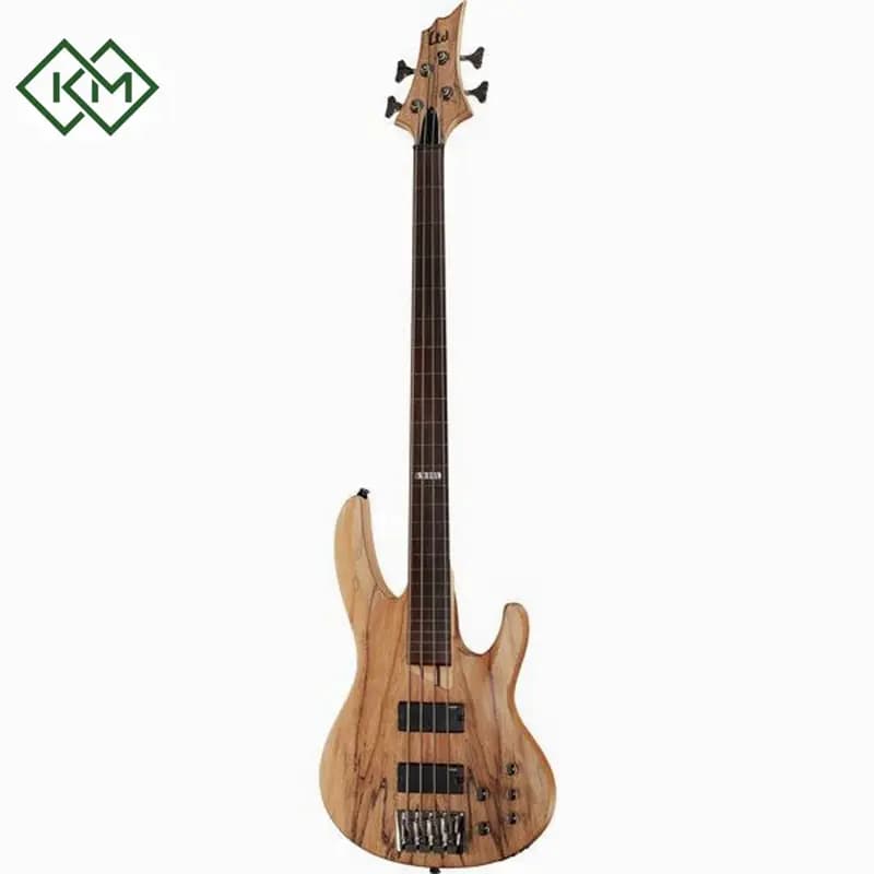 guitar-bass-guitar-ltd-b-204-spalted-maple-fretless-natural-satin