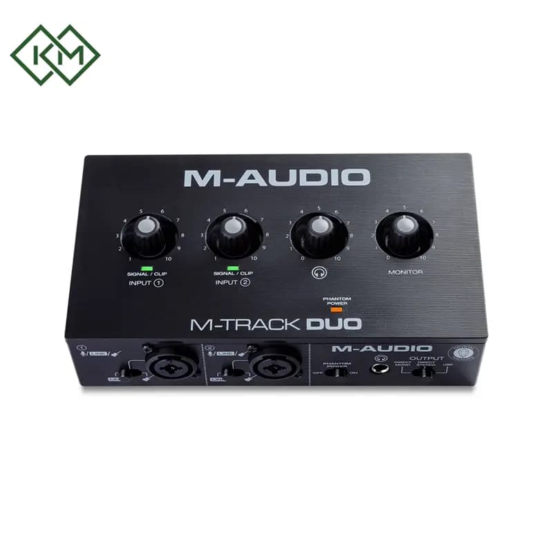 studio-equipments-audio-interface-sound-card-m-audio-m-track-duo