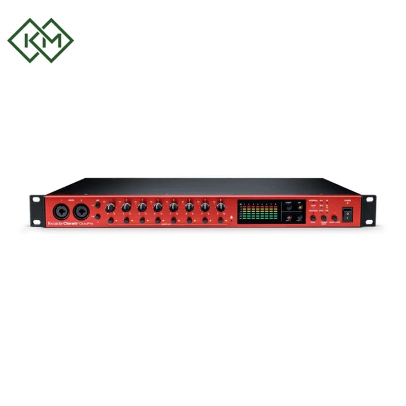 studio-equipments-audio-interface-sound-card-focusrite-scarlett-clarett-octopre
